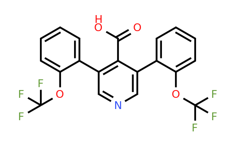 1261879-23-5 | 3,5-Bis(2-(trifluoromethoxy)phenyl)isonicotinic acid