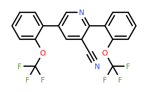 1261879-31-5 | 2,5-Bis(2-(trifluoromethoxy)phenyl)nicotinonitrile