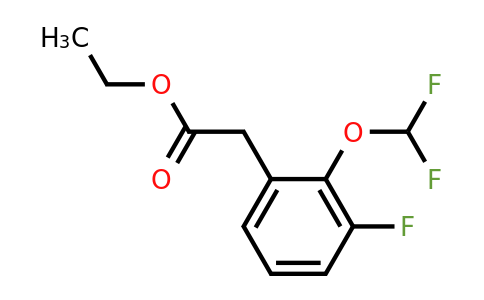 1261879-33-7 | Ethyl 2-(difluoromethoxy)-3-fluorophenylacetate