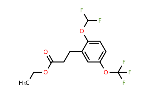 1261879-45-1 | Ethyl 3-(2'-(difluoromethoxy)-5'-(trifluoromethoxy)phenyl)propionate