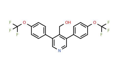 1261879-47-3 | 3,5-Bis(4-(trifluoromethoxy)phenyl)pyridine-4-methanol