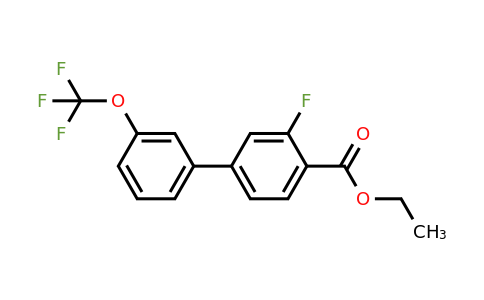 1261879-61-1 | Ethyl 3-fluoro-3'-(trifluoromethoxy)biphenyl-4-carboxylate