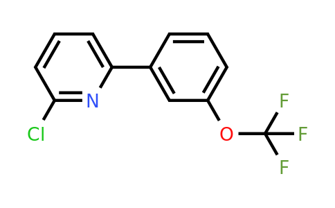 1261879-67-7 | 2-Chloro-6-(3-(trifluoromethoxy)phenyl)pyridine