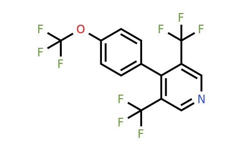 1261879-75-7 | 3,5-Bis(trifluoromethyl)-4-(4-(trifluoromethoxy)phenyl)pyridine