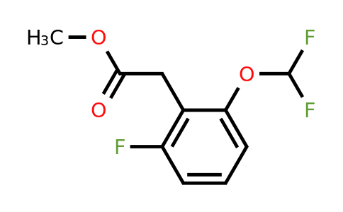 1261879-78-0 | Methyl 2-(difluoromethoxy)-6-fluorophenylacetate