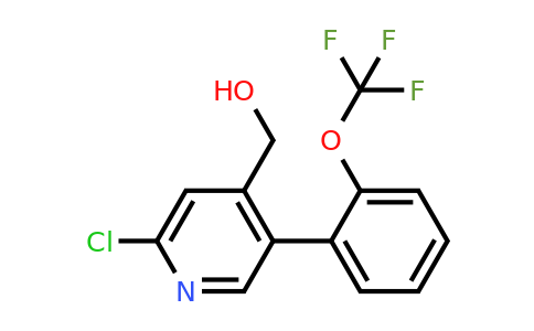 1261879-94-0 | 2-Chloro-5-(2-(trifluoromethoxy)phenyl)pyridine-4-methanol
