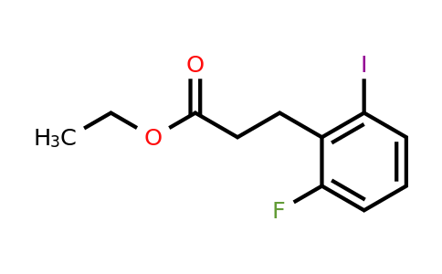 1261879-96-2 | Ethyl 3-(2'-fluoro-6'-iodophenyl)propionate