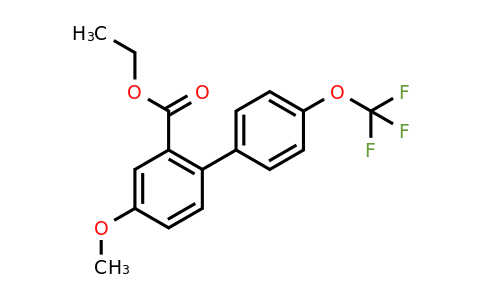 1261880-13-0 | Ethyl 4-methoxy-4'-(trifluoromethoxy)biphenyl-2-carboxylate