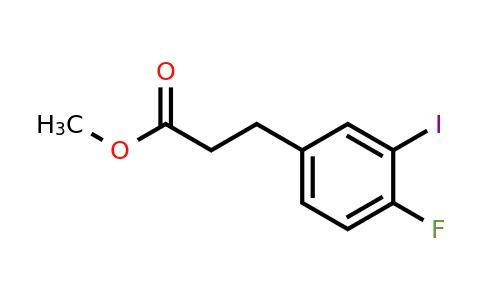 1261880-43-6 | Methyl 3-(4'-fluoro-3'-iodophenyl)propionate