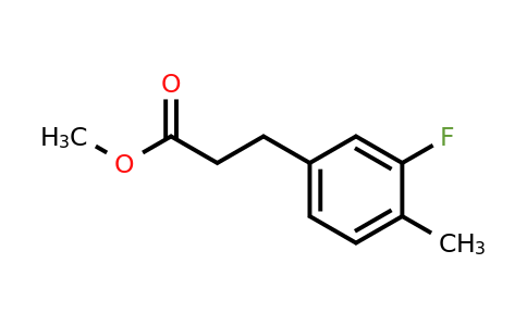 1261880-50-5 | Methyl 3-(3'-fluoro-4'-methylphenyl)propionate
