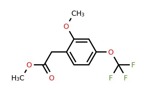 1261880-99-2 | Methyl 2-methoxy-4-(trifluoromethoxy)phenylacetate