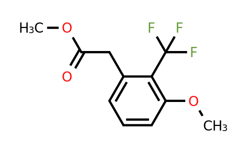 1261881-06-4 | Methyl 3-methoxy-2-(trifluoromethyl)phenylacetate