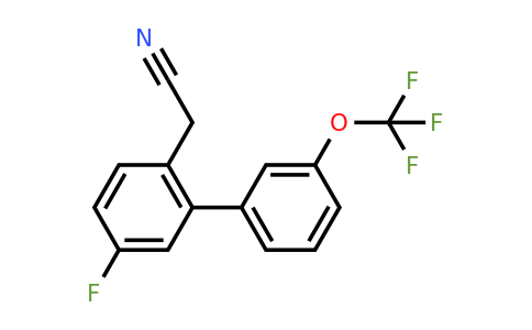 1261881-60-0 | 5-Fluoro-3'-(trifluoromethoxy)biphenyl-2-acetonitrile