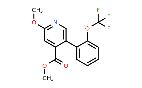 1261881-63-3 | Methyl 2-methoxy-5-(2-(trifluoromethoxy)phenyl)isonicotinate