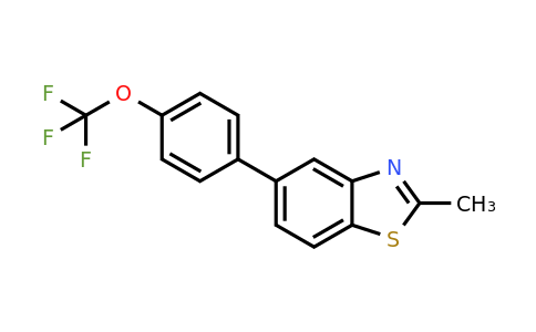1261881-79-1 | 2-Methyl-5-(4-(trifluoromethoxy)phenyl)benzothiazole