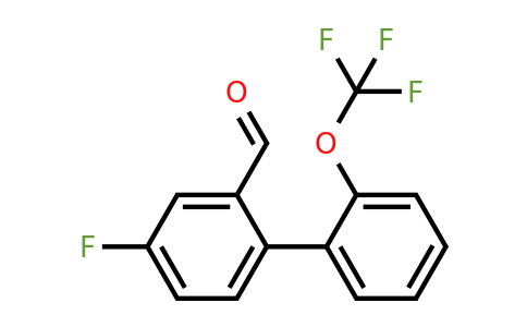 1261881-93-9 | 4-Fluoro-2'-(trifluoromethoxy)biphenyl-2-carboxaldehyde