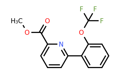 1261882-05-6 | Methyl 6-(2-(trifluoromethoxy)phenyl)picolinate