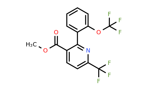 1261882-48-7 | Methyl 2-(2-(trifluoromethoxy)phenyl)-6-(trifluoromethyl)nicotinate