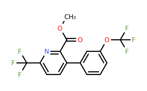 1261882-52-3 | Methyl 3-(3-(trifluoromethoxy)phenyl)-6-(trifluoromethyl)picolinate