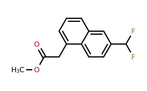 1261883-62-8 | Methyl 2-(difluoromethyl)naphthalene-5-acetate