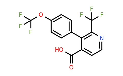1261884-03-0 | 3-(4-(Trifluoromethoxy)phenyl)-2-(trifluoromethyl)isonicotinic acid