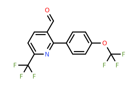 1261884-05-2 | 2-(4-(Trifluoromethoxy)phenyl)-6-(trifluoromethyl)nicotinaldehyde