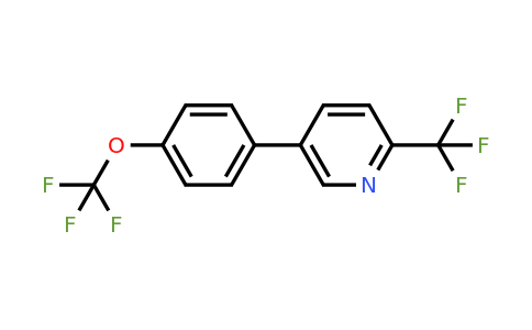 1261884-08-5 | 5-(4-(Trifluoromethoxy)phenyl)-2-(trifluoromethyl)pyridine