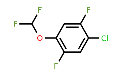 1261884-44-9 | 4-Chloro-2,5-difluoro(difluoromethoxy)benzene