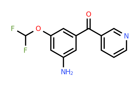 1261885-08-8 | 3-(3-Amino-5-(difluoromethoxy)benzoyl)pyridine