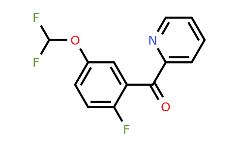 1261885-39-5 | 2-(2-Fluoro-5-(difluoromethoxy)benzoyl)pyridine