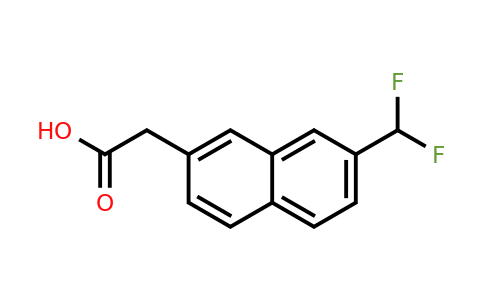 1261885-54-4 | 2-(Difluoromethyl)naphthalene-7-acetic acid