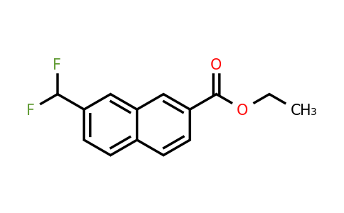 1261886-24-1 | Ethyl 2-(difluoromethyl)naphthalene-7-carboxylate