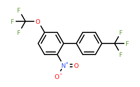 1261888-14-5 | 2-Nitro-5-(trifluoromethoxy)-4'-(trifluoromethyl)biphenyl