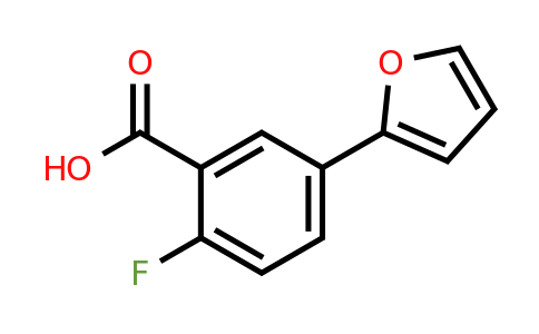 1261889-09-1 | 2-Fluoro-5-(furan-2-yl)benzoic acid