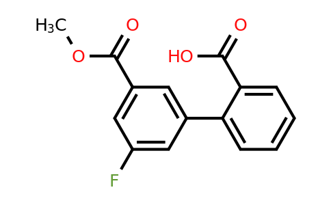 1261889-44-4 | 2-(3-Fluoro-5-methoxycarbonylphenyl)benzoic acid