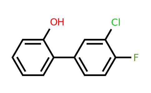 1261889-68-2 | 3'-Chloro-4'-fluoro-[1,1'-biphenyl]-2-ol