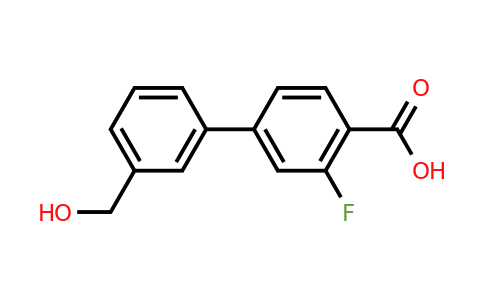 1261889-69-3 | 2-Fluoro-4-(3-hydroxymethylphenyl)benzoic acid