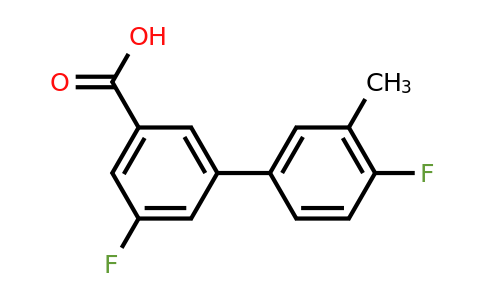 1261890-06-5 | 5-Fluoro-3-(4-fluoro-3-methylphenyl)benzoic acid