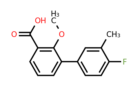 1261890-11-2 | 3-(4-Fluoro-3-methylphenyl)-2-methoxybenzoic acid