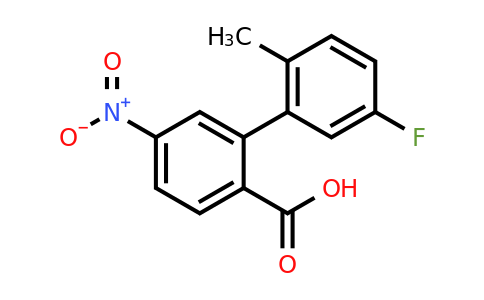 1261890-15-6 | 2-(5-Fluoro-2-methylphenyl)-4-nitrobenzoic acid