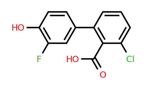1261890-27-0 | 6-Chloro-2-(3-fluoro-4-hydroxyphenyl)benzoic acid