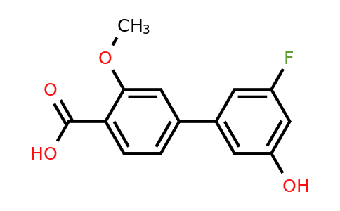 1261890-38-3 | 4-(3-Fluoro-5-hydroxyphenyl)-2-methoxybenzoic acid