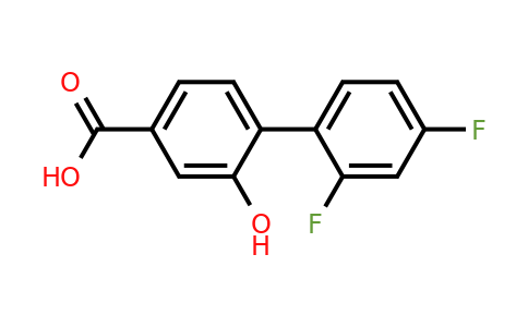 1261890-72-5 | 4-(2,4-Difluorophenyl)-3-hydroxybenzoic acid