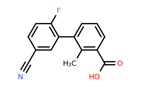 1261891-17-1 | 3-(5-Cyano-2-fluorophenyl)-2-methylbenzoic acid