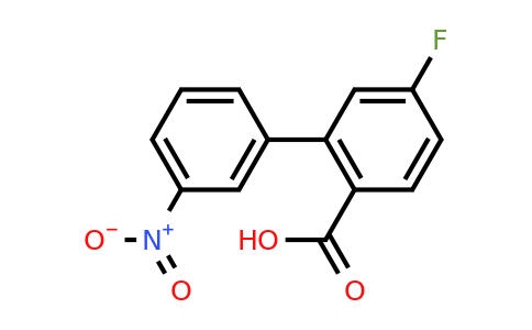 1261891-70-6 | 4-Fluoro-2-(3-nitrophenyl)benzoic acid