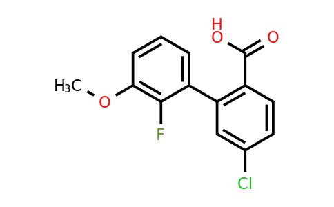 1261891-86-4 | 4-Chloro-2-(2-fluoro-3-methoxyphenyl)benzoic acid