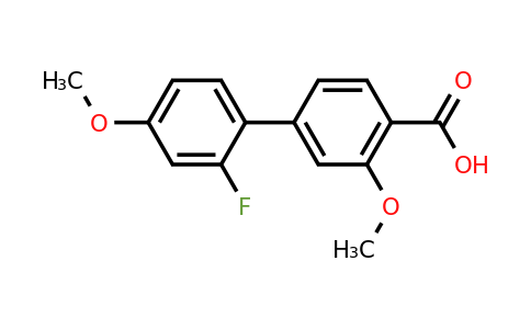 1261891-89-7 | 4-(2-Fluoro-4-methoxyphenyl)-2-methoxybenzoic acid