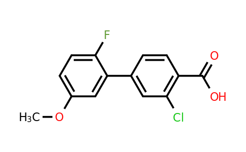 1261891-98-8 | 2-Chloro-4-(2-fluoro-5-methoxyphenyl)benzoic acid