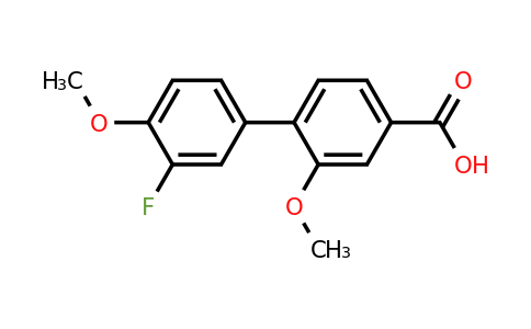 1261892-01-6 | 4-(3-Fluoro-4-methoxyphenyl)-3-methoxybenzoic acid