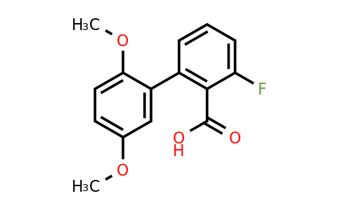 1261892-64-1 | 2-(2,5-Dimethoxyphenyl)-6-fluorobenzoic acid